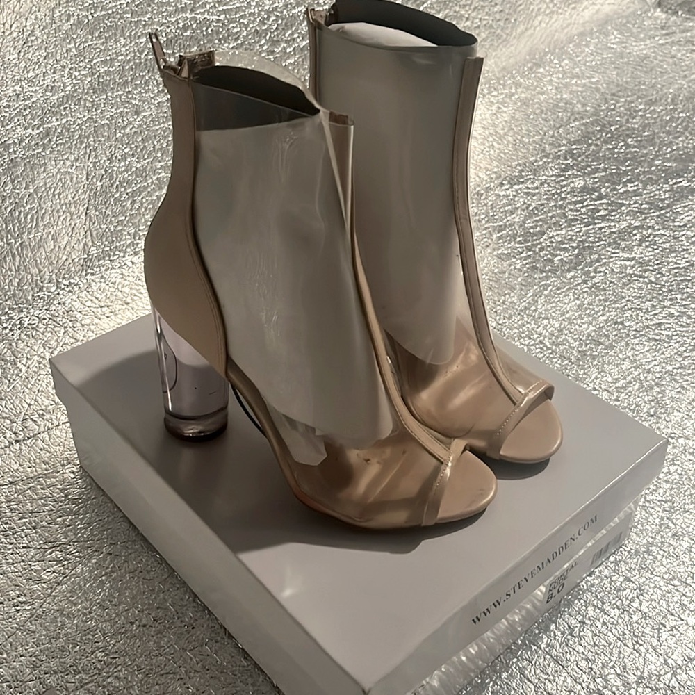 CLEAR heel Steve Madden